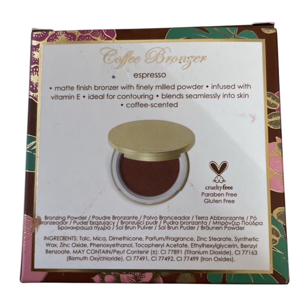 WINKY LUX Coffee Bronzer - Floral Design - Picture 2 of 3